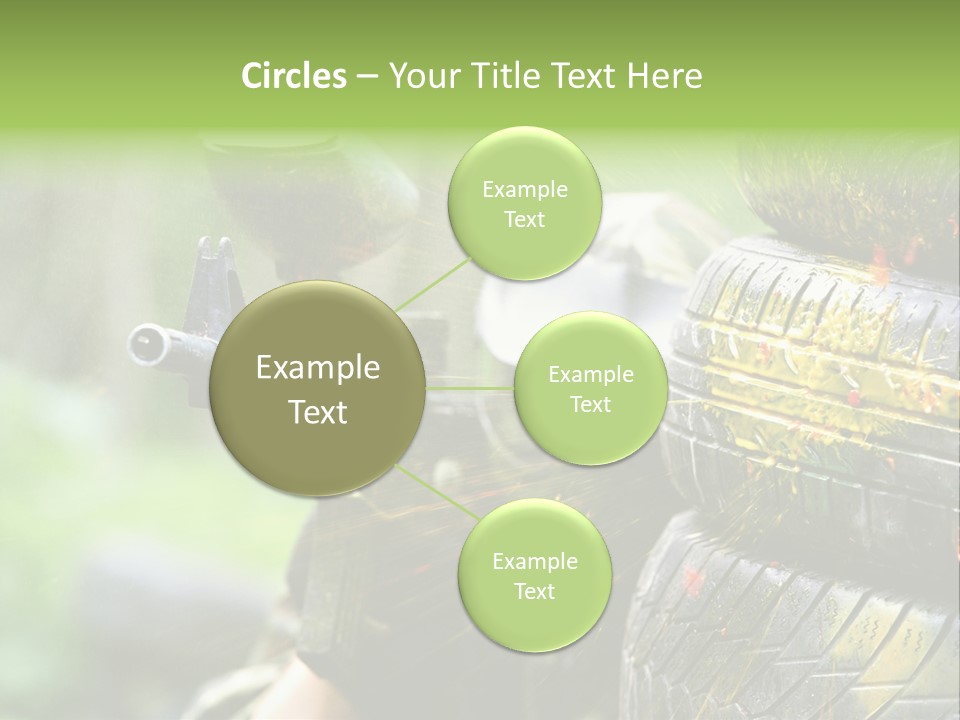 Enjoyment Aiming Equipment PowerPoint Template