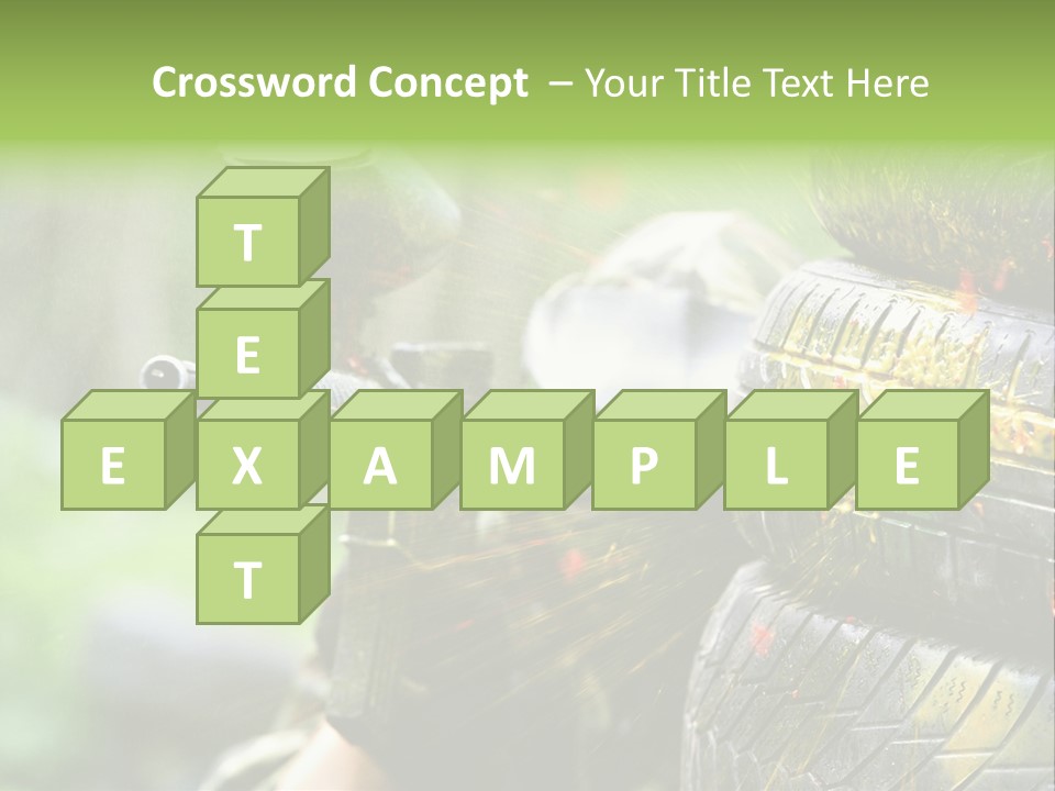 Enjoyment Aiming Equipment PowerPoint Template