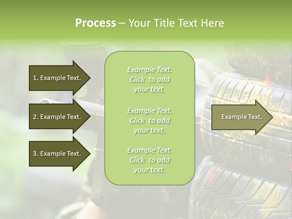 Enjoyment Aiming Equipment PowerPoint Template
