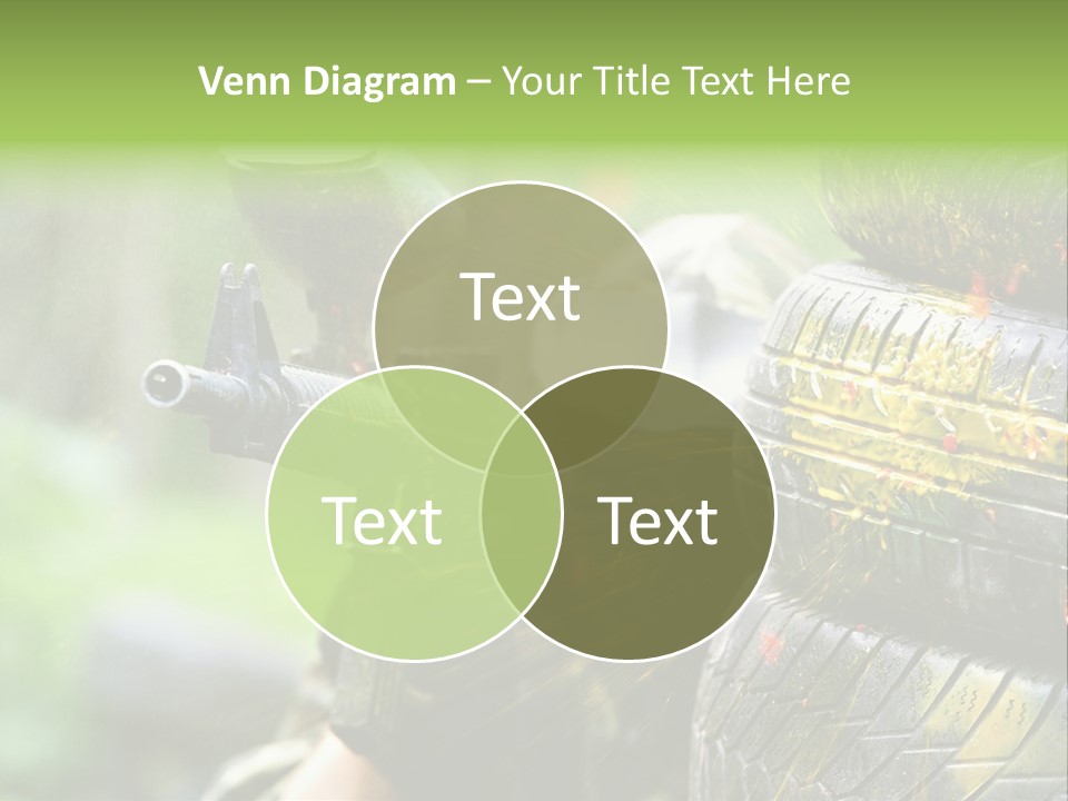 Enjoyment Aiming Equipment PowerPoint Template