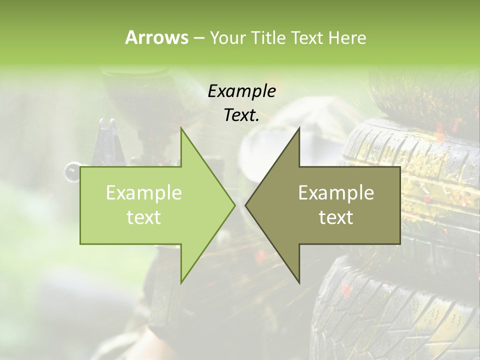 Enjoyment Aiming Equipment PowerPoint Template