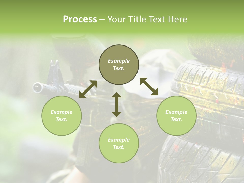 Enjoyment Aiming Equipment PowerPoint Template
