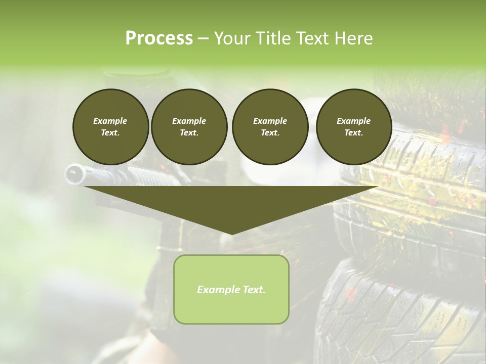 Enjoyment Aiming Equipment PowerPoint Template