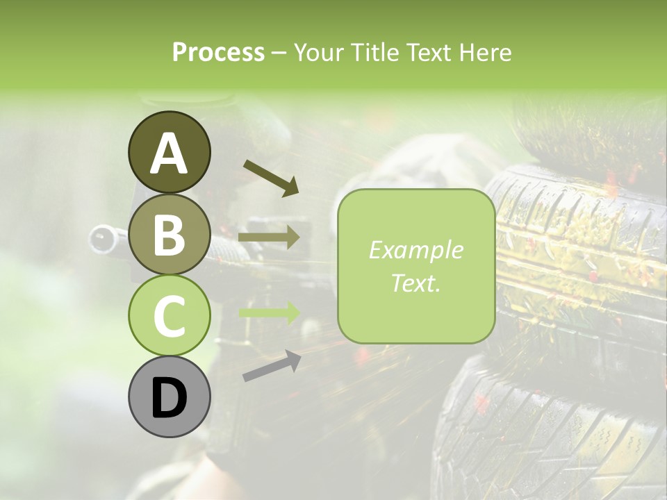 Enjoyment Aiming Equipment PowerPoint Template