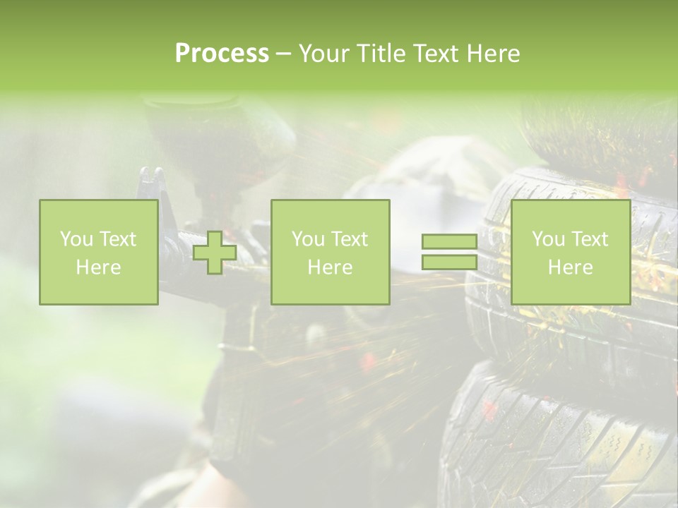 Enjoyment Aiming Equipment PowerPoint Template