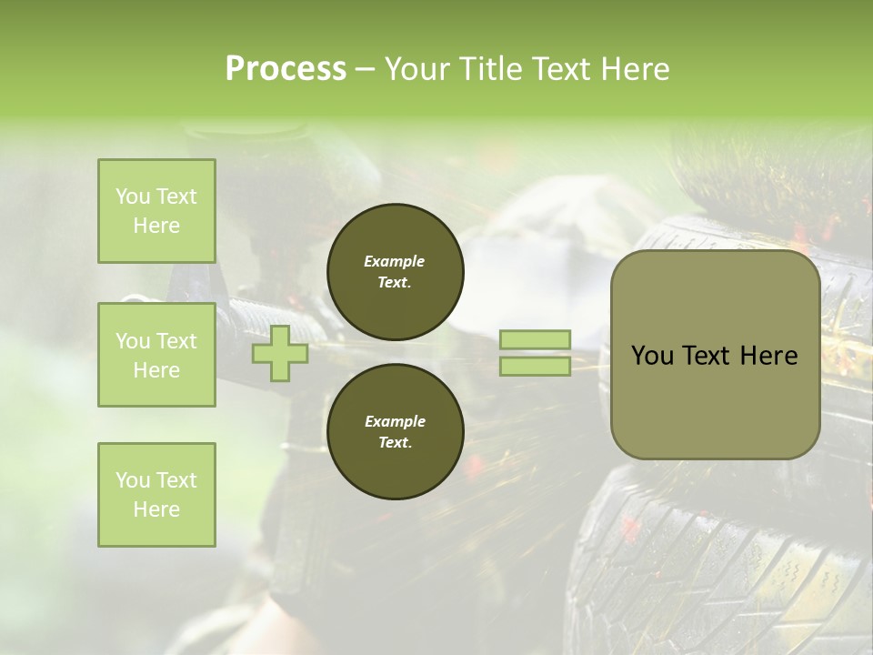 Enjoyment Aiming Equipment PowerPoint Template