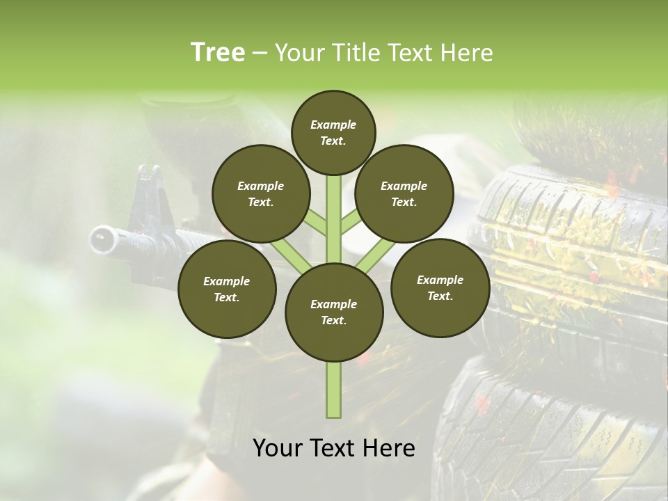 Enjoyment Aiming Equipment PowerPoint Template