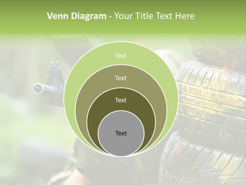 Enjoyment Aiming Equipment PowerPoint Template