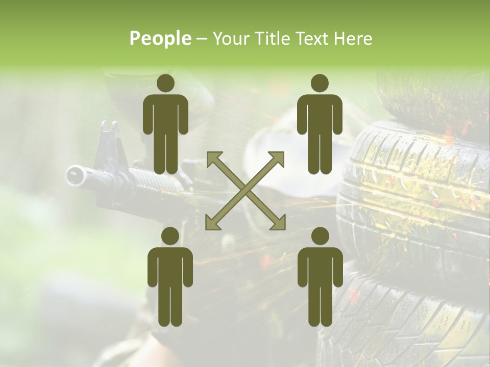 Enjoyment Aiming Equipment PowerPoint Template