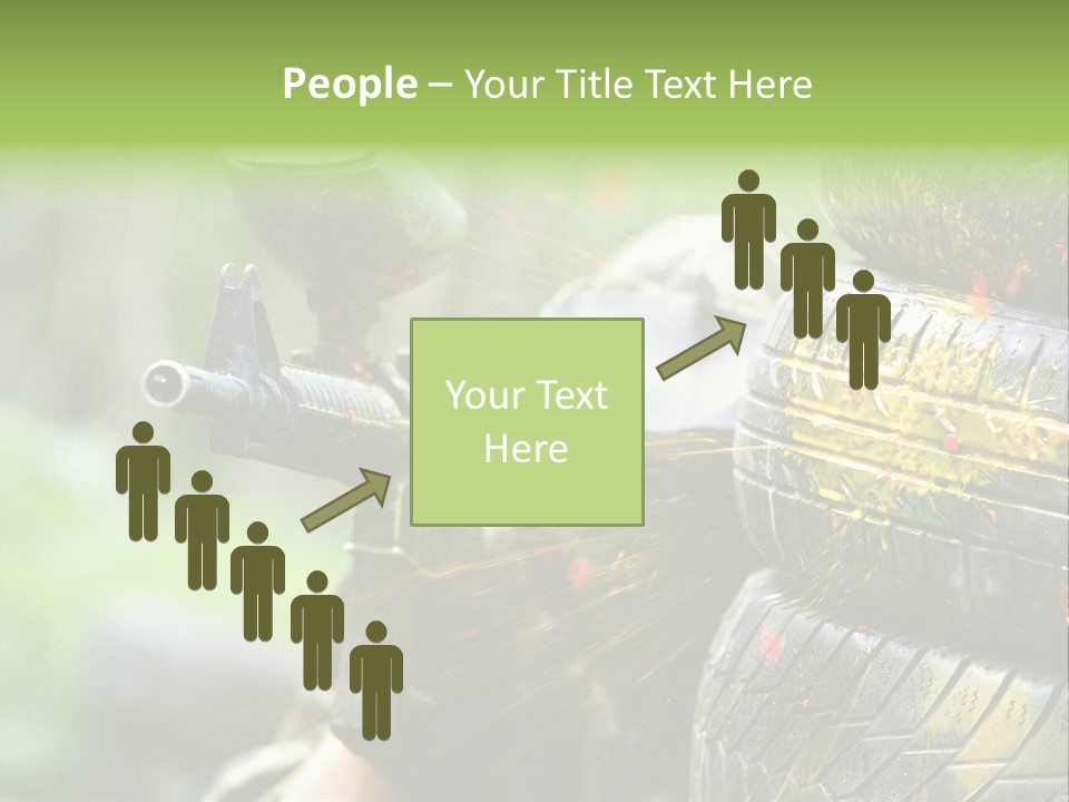 Enjoyment Aiming Equipment PowerPoint Template