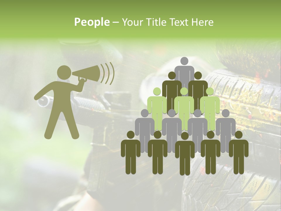 Enjoyment Aiming Equipment PowerPoint Template