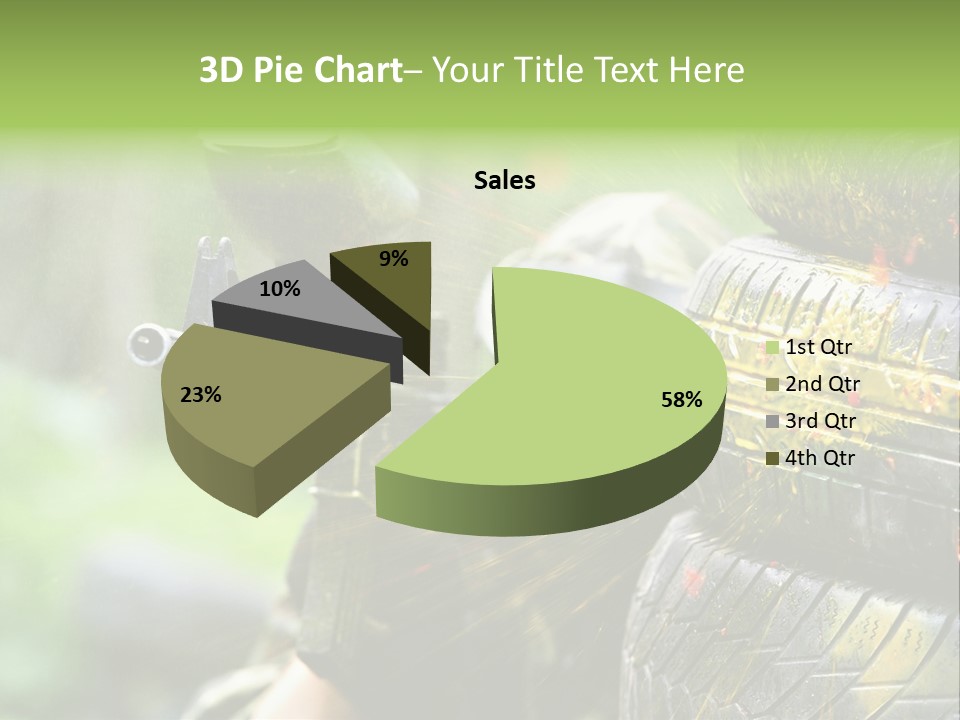Enjoyment Aiming Equipment PowerPoint Template