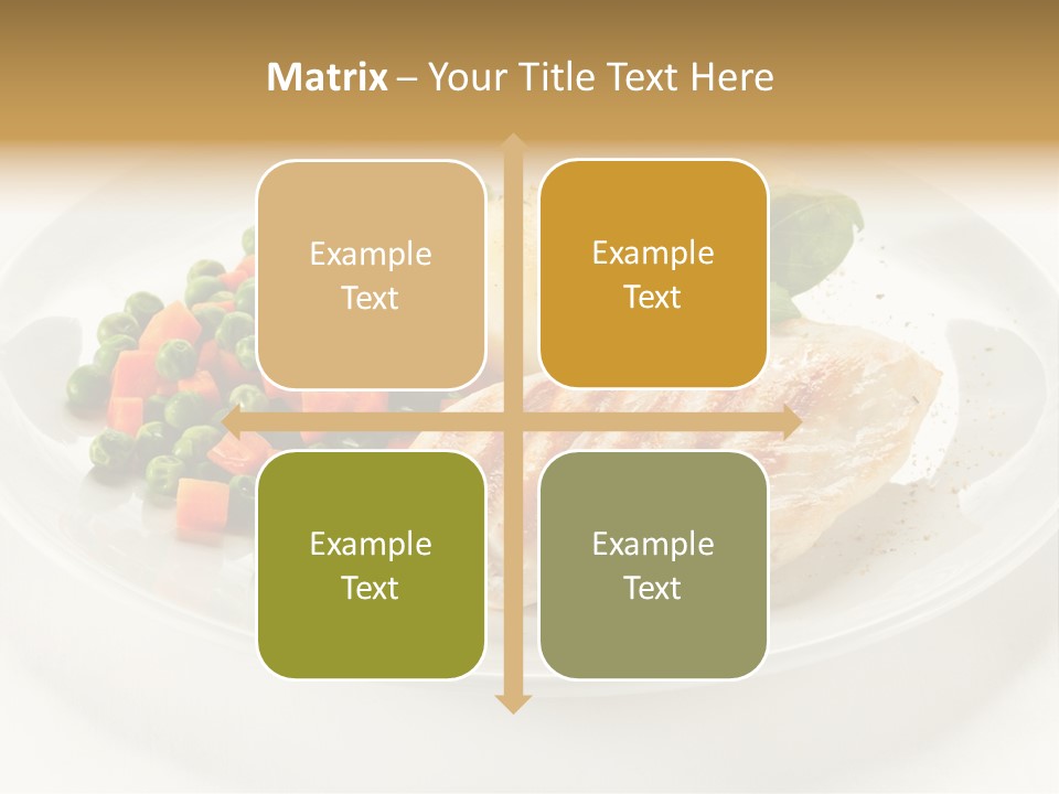 Chop White Potato PowerPoint Template