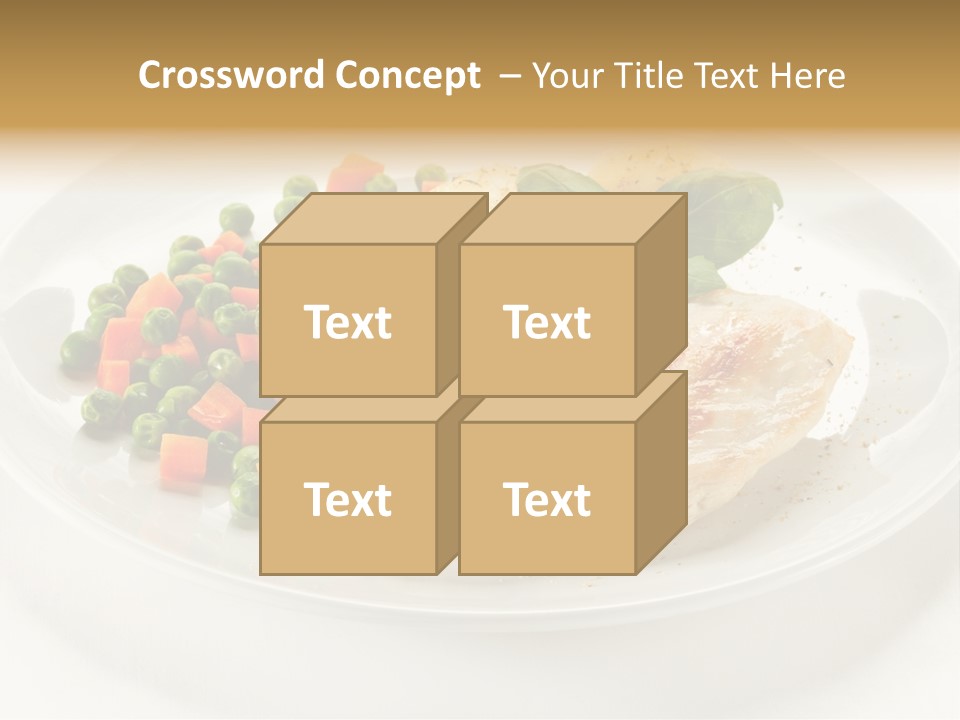 Chop White Potato PowerPoint Template