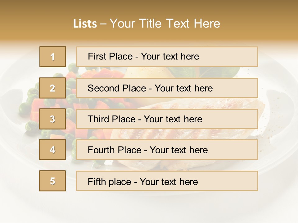 Chop White Potato PowerPoint Template