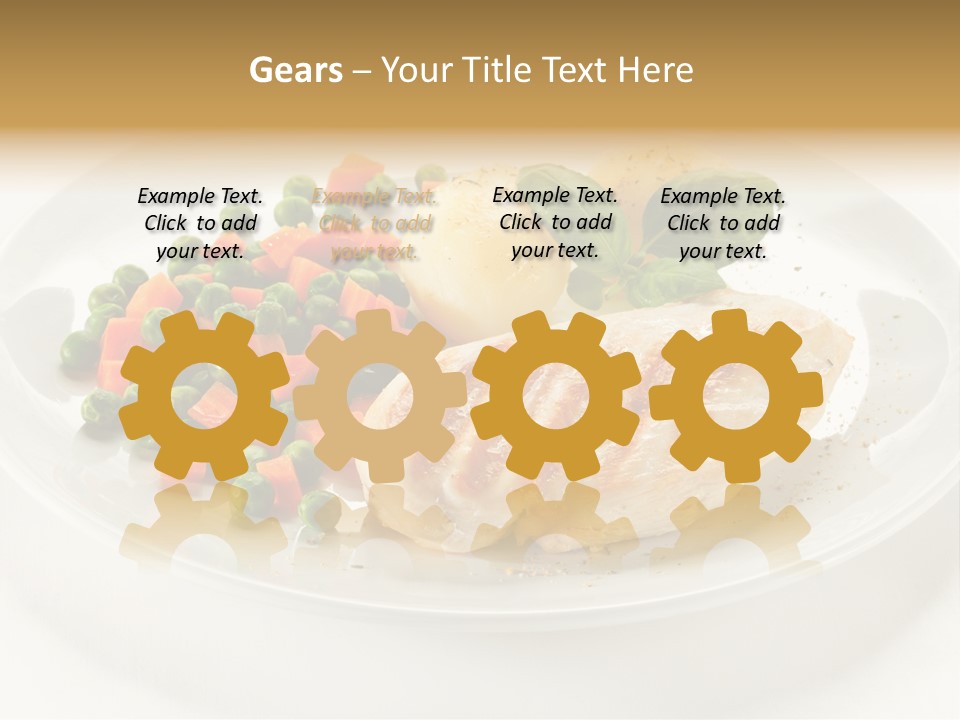 Chop White Potato PowerPoint Template