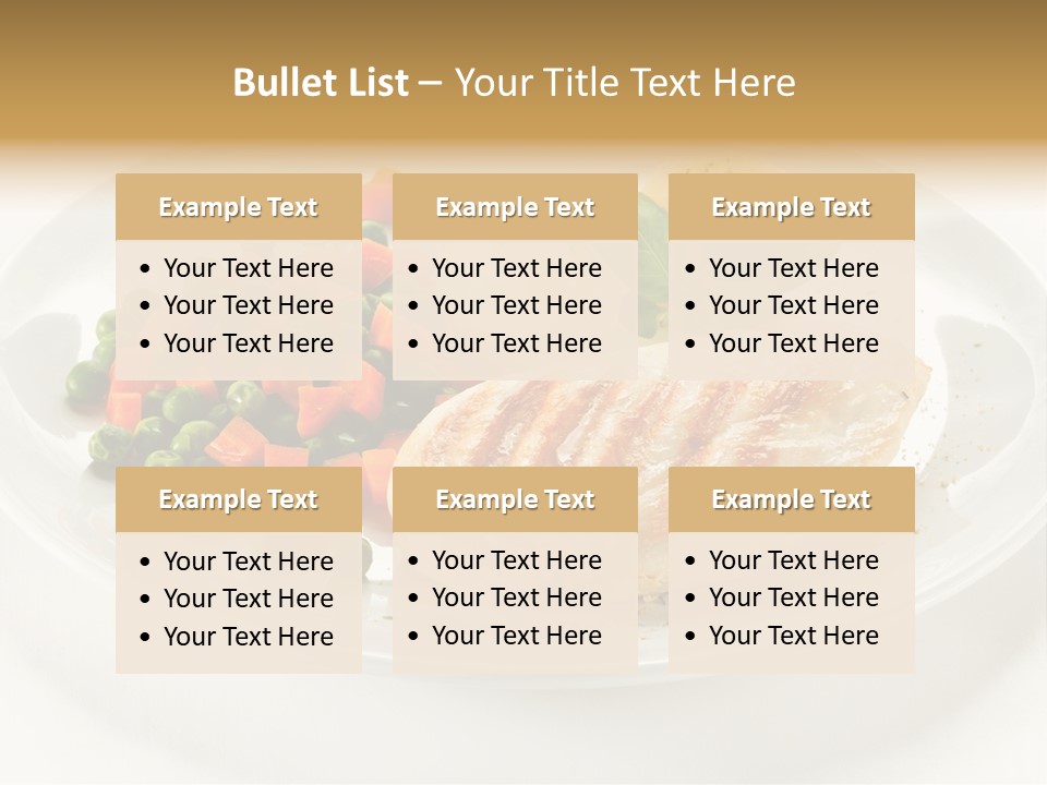 Chop White Potato PowerPoint Template