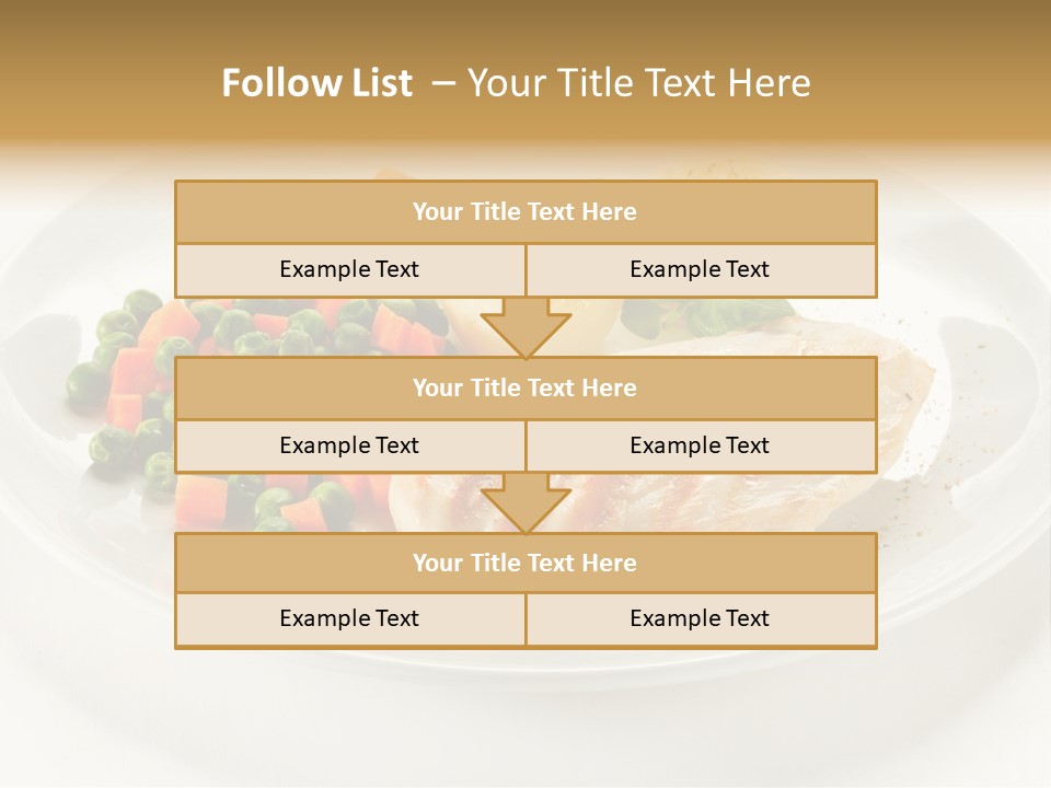 Chop White Potato PowerPoint Template