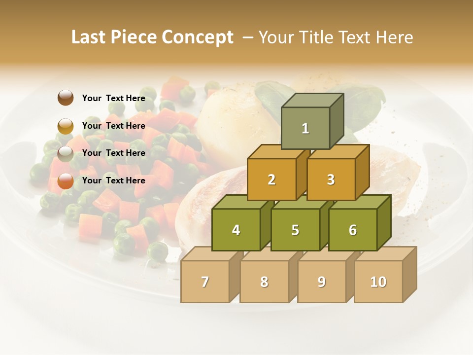 Chop White Potato PowerPoint Template