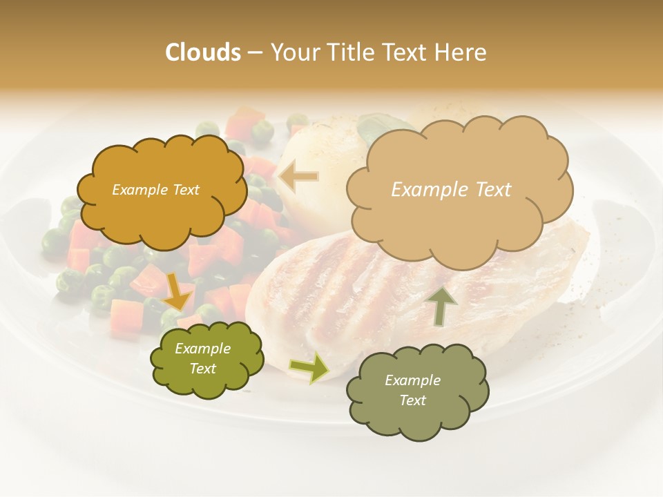 Chop White Potato PowerPoint Template