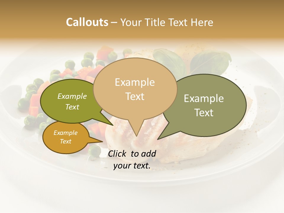 Chop White Potato PowerPoint Template