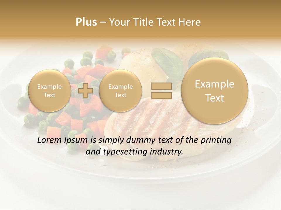 Chop White Potato PowerPoint Template