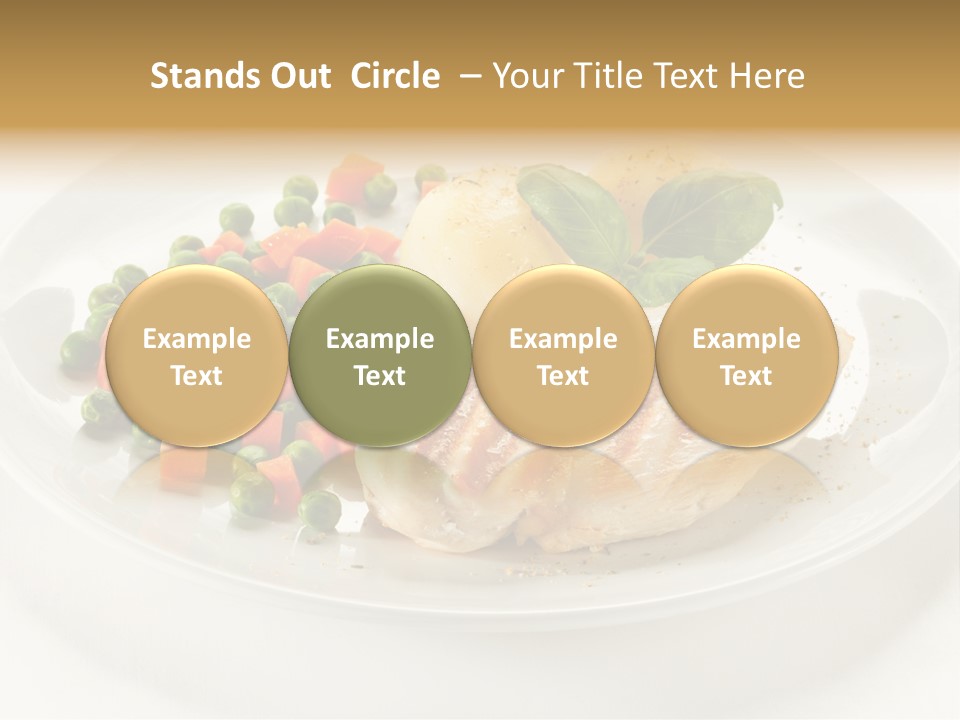 Chop White Potato PowerPoint Template