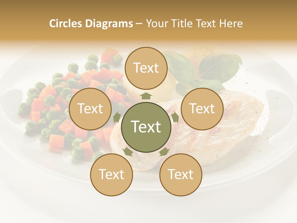 Chop White Potato PowerPoint Template