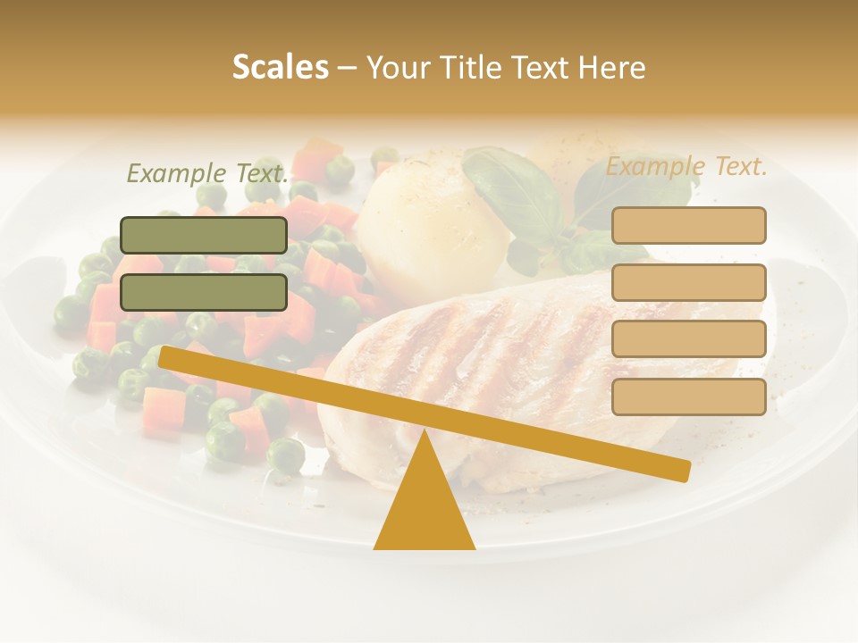 Chop White Potato PowerPoint Template