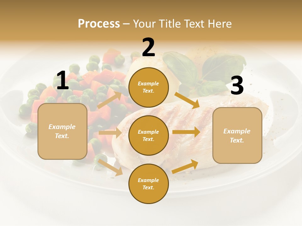 Chop White Potato PowerPoint Template