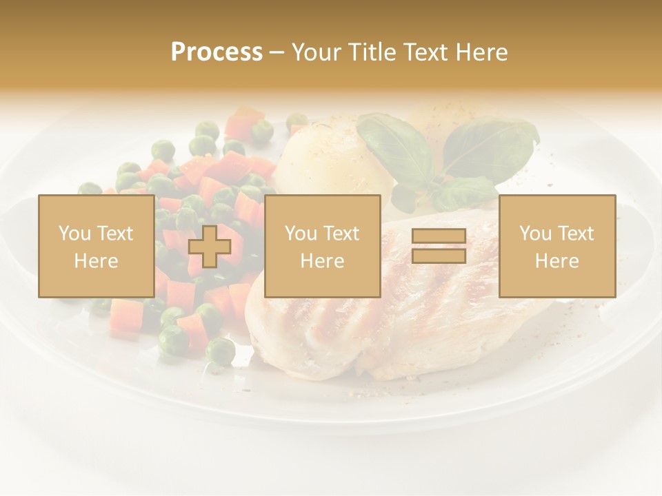 Chop White Potato PowerPoint Template