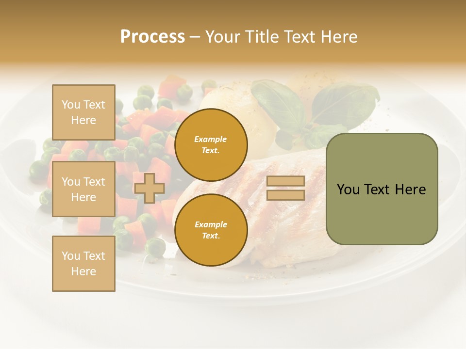 Chop White Potato PowerPoint Template