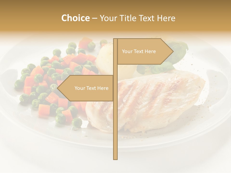 Chop White Potato PowerPoint Template