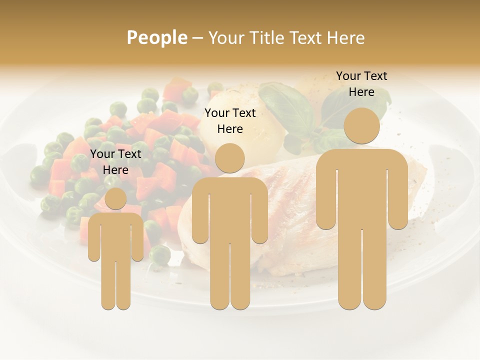 Chop White Potato PowerPoint Template