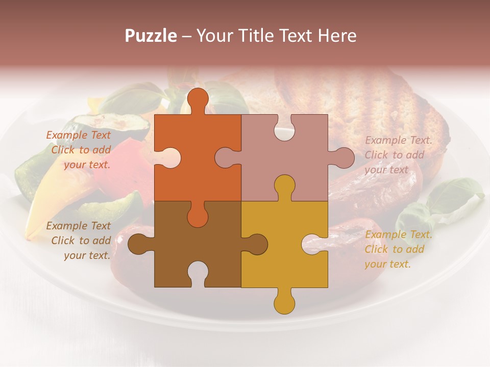 Diet Restaurant Nutrition PowerPoint Template