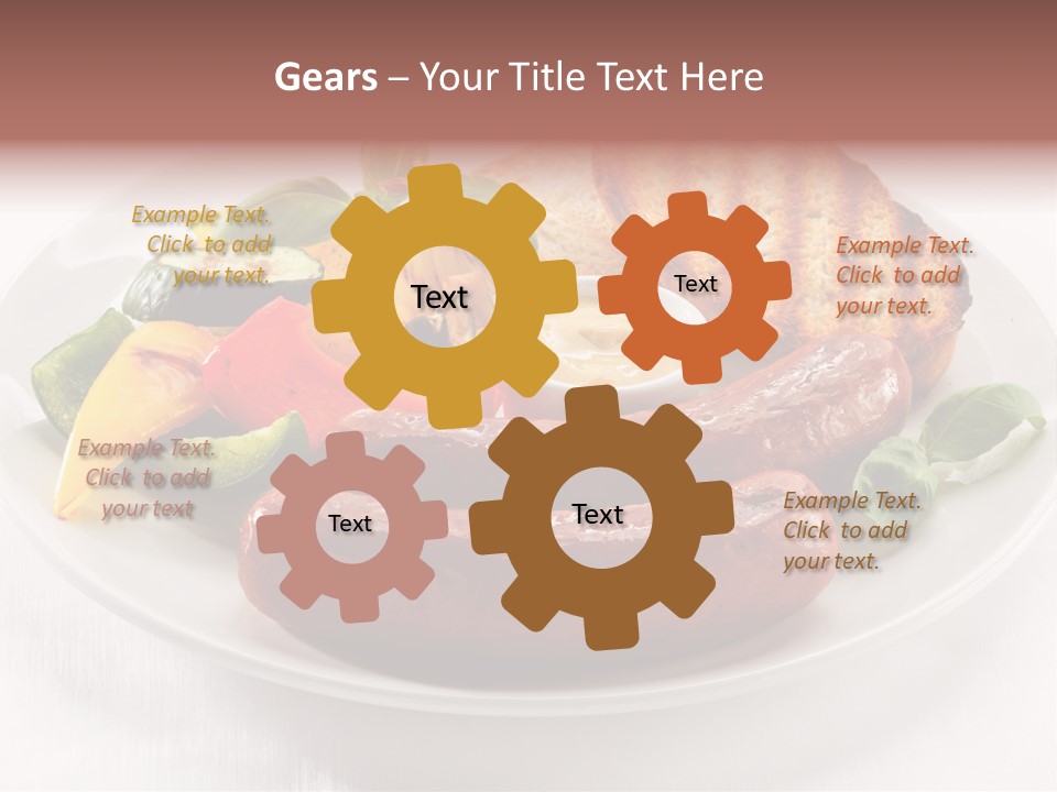 Diet Restaurant Nutrition PowerPoint Template