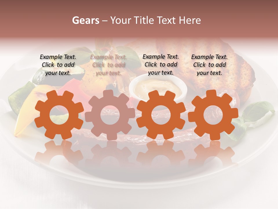 Diet Restaurant Nutrition PowerPoint Template