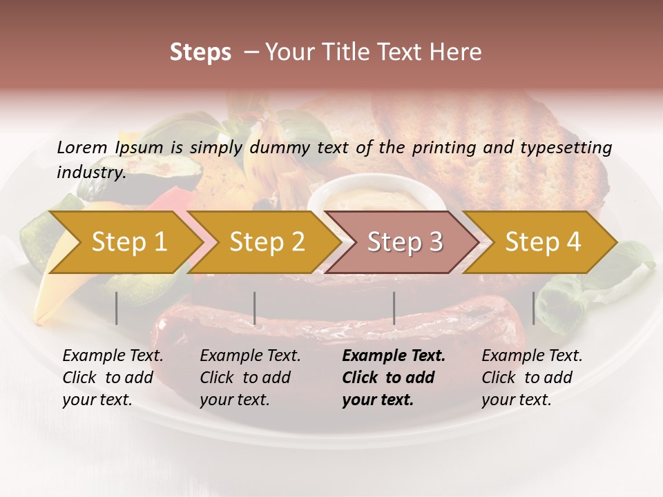 Diet Restaurant Nutrition PowerPoint Template