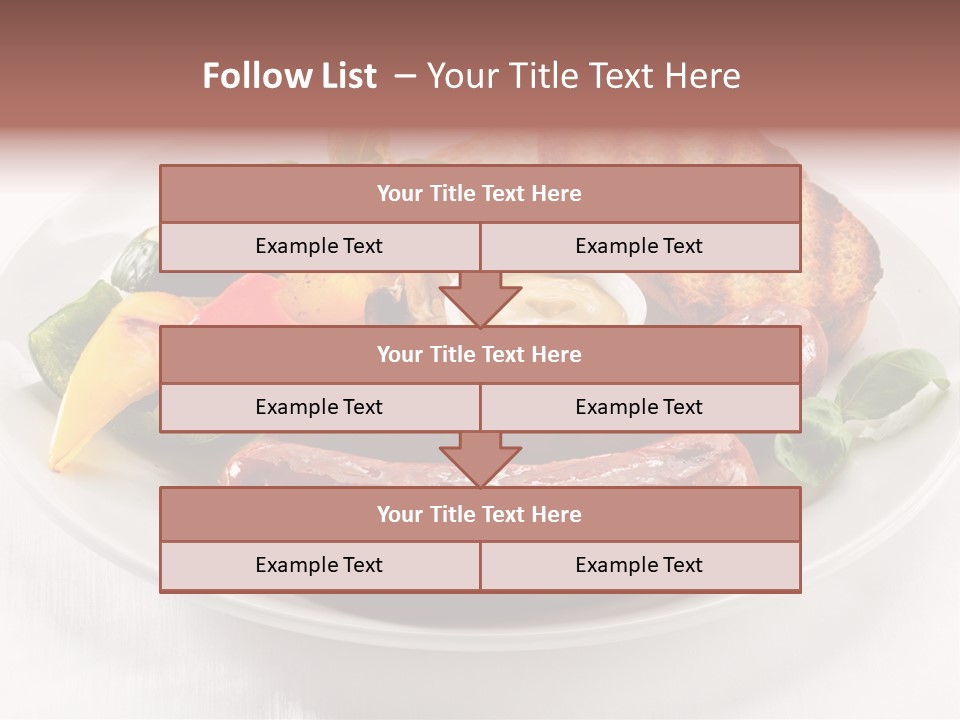 Diet Restaurant Nutrition PowerPoint Template