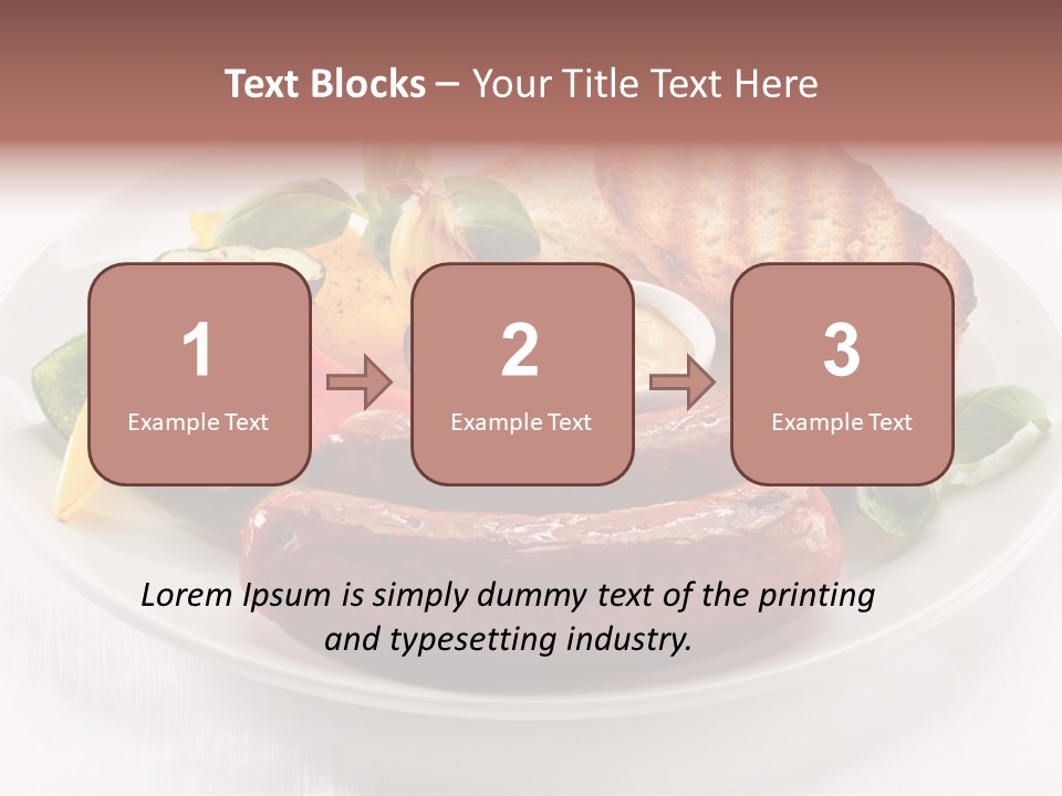 Diet Restaurant Nutrition PowerPoint Template