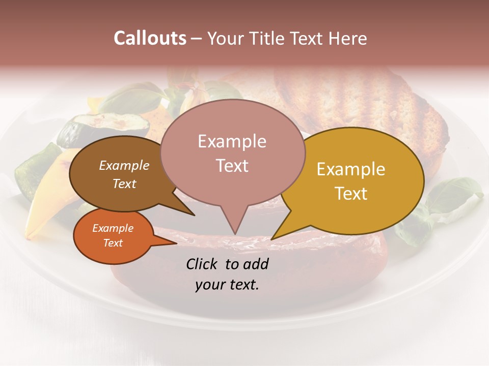 Diet Restaurant Nutrition PowerPoint Template