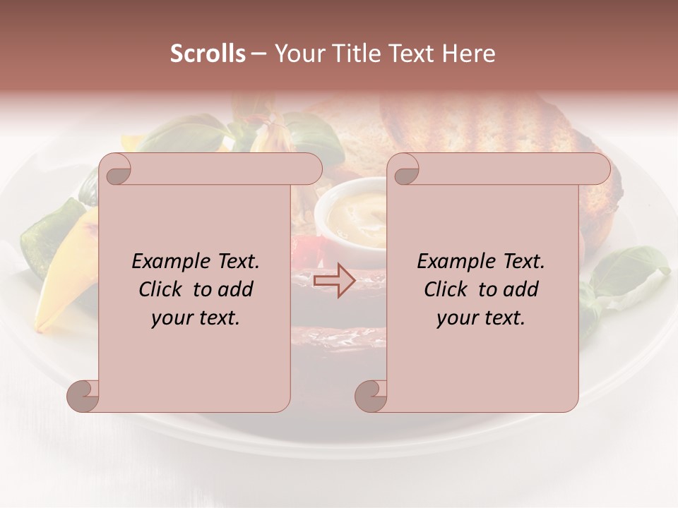 Diet Restaurant Nutrition PowerPoint Template