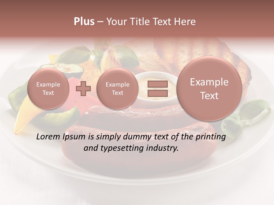 Diet Restaurant Nutrition PowerPoint Template