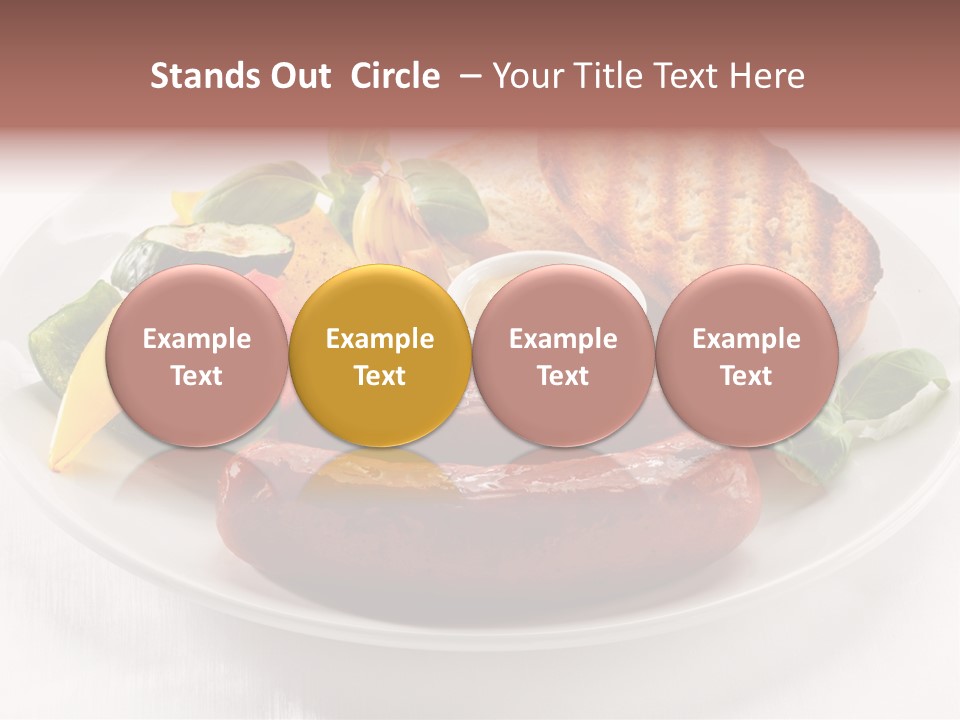 Diet Restaurant Nutrition PowerPoint Template