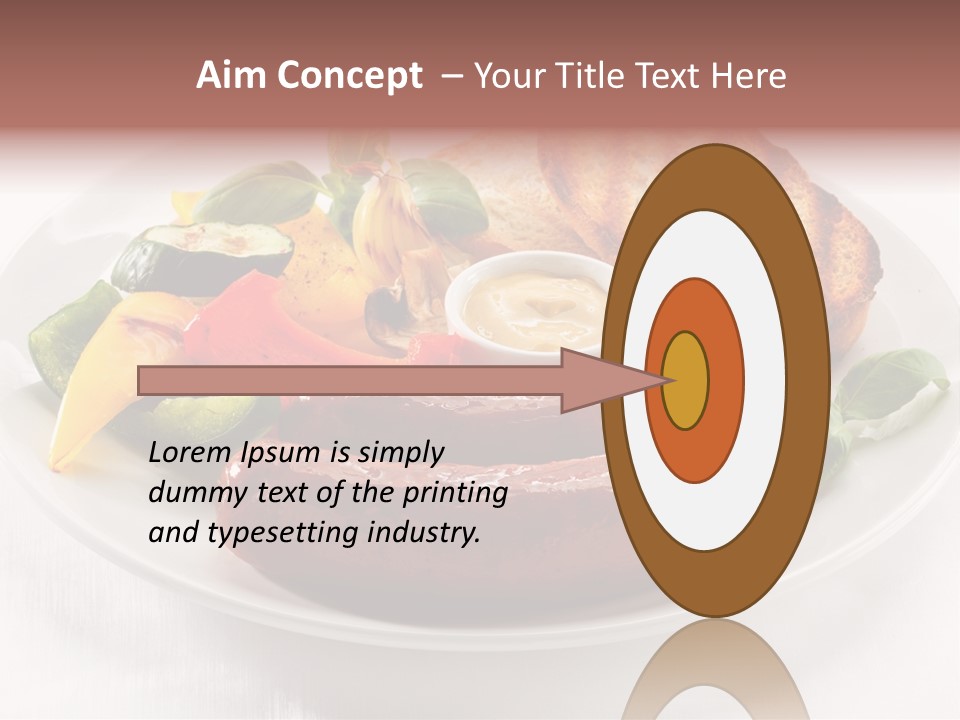 Diet Restaurant Nutrition PowerPoint Template