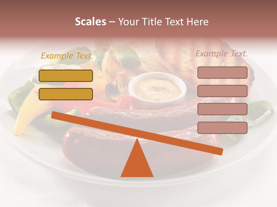 Diet Restaurant Nutrition PowerPoint Template