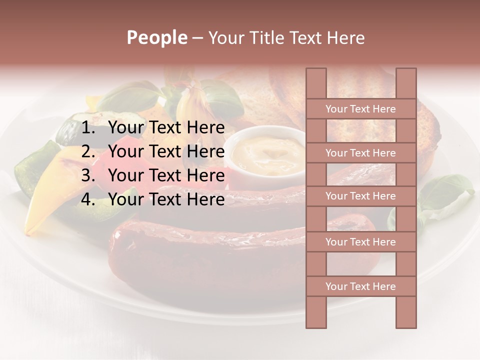 Diet Restaurant Nutrition PowerPoint Template