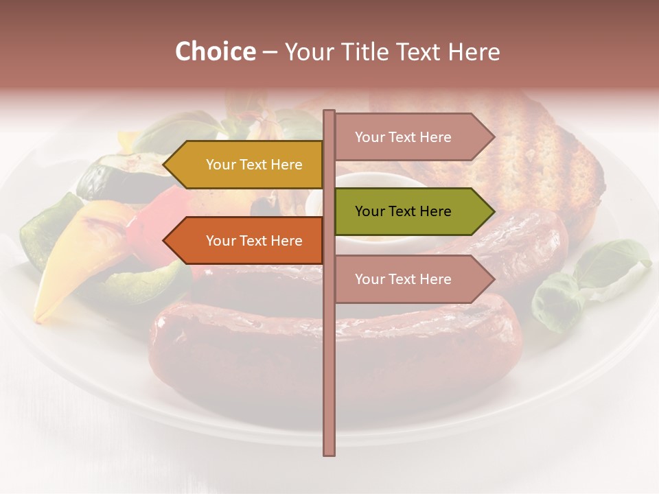 Diet Restaurant Nutrition PowerPoint Template