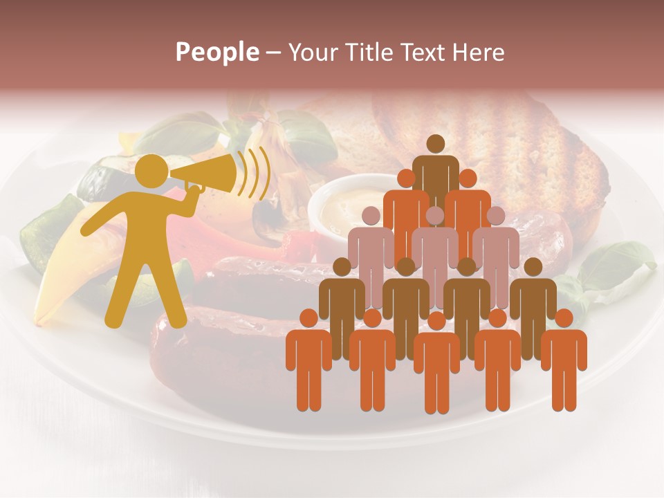 Diet Restaurant Nutrition PowerPoint Template