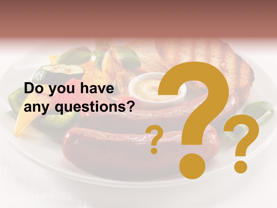 Diet Restaurant Nutrition PowerPoint Template